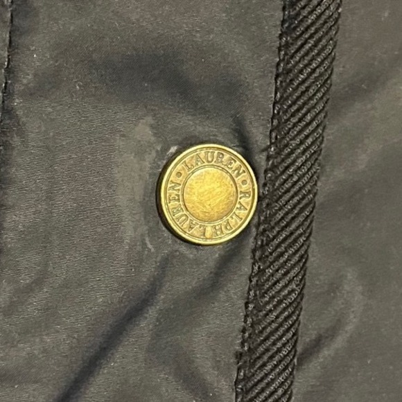 LRL Ralph Lauren Women's Down Coat Puffer Jacket Warm Hood Winter Parka Blue S - Picture 5 of 16